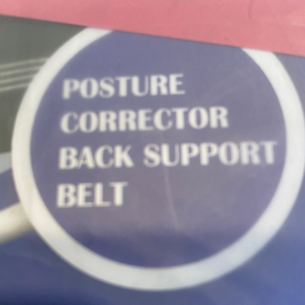 New Black Posture Corrector Back Support Belt. - image 4